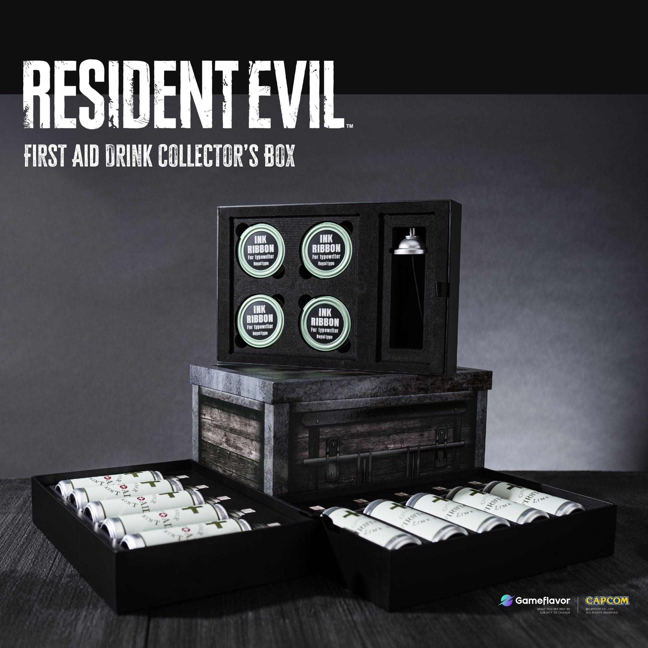 GameFlavor & Capcom - Resident Evil First Aid Drink Collection